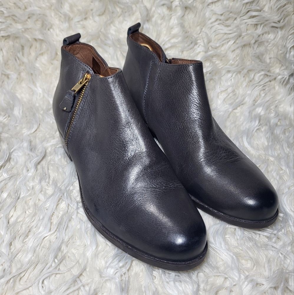 ERIC MICHAEL LONDON LEATHER BOOTIES WOMEN'S BLACK BOOTS SIZE 39 EU